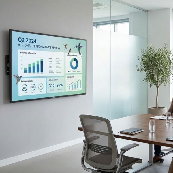 Philips Q-Line 55 meeting room display wall mount