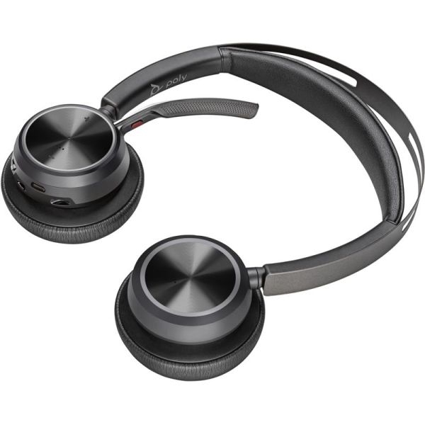 Poly Voyager Focus 2 USB-C-C + USB-C/A+ Adapter Basis