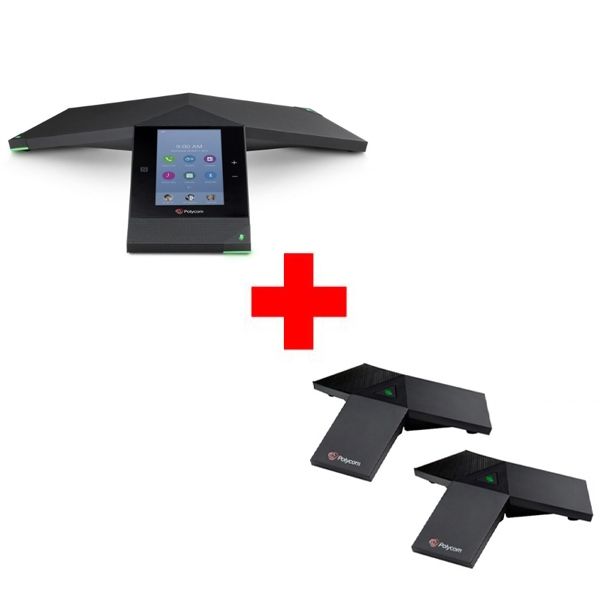 Polycom Trio 8800 + 2 Zusatz-Mikrofone