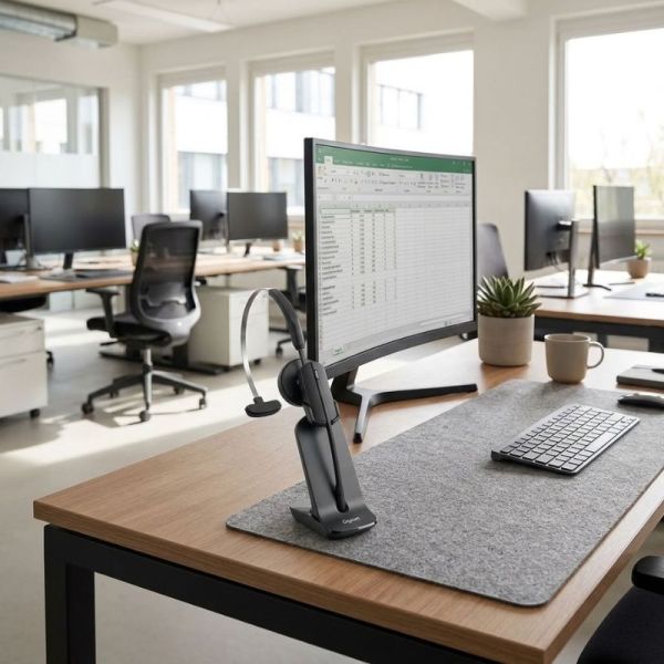 Gigaset CH21D PRO DECT Headset with base