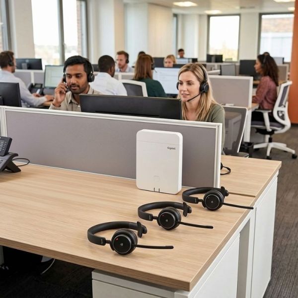 Gigaset CH41D PRO x3 with Gigaset N870 IP PRO DECT system