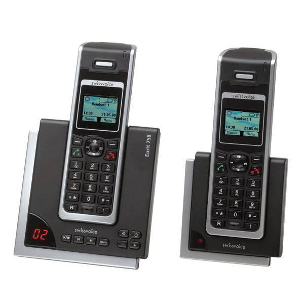 Swissvoice DECT Telefon Eurit 758 DUO ISDN
