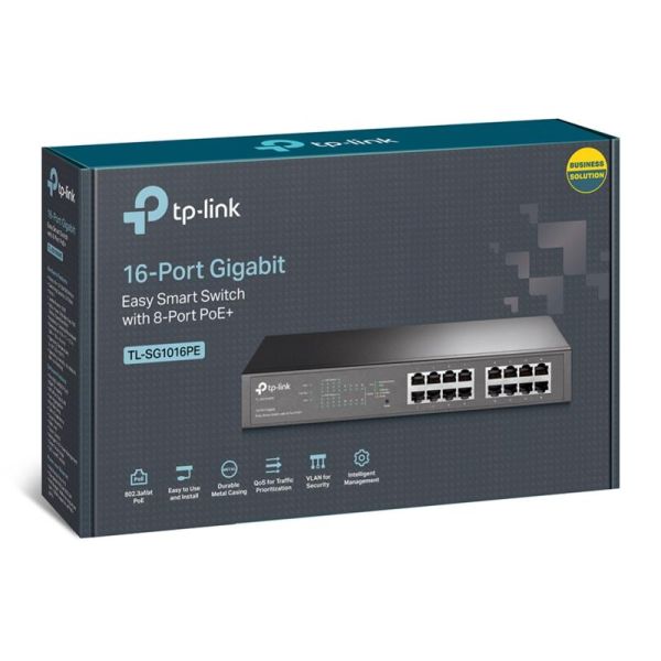 TP-Link TL-SG1016PE Managed Netzwerk-Switch