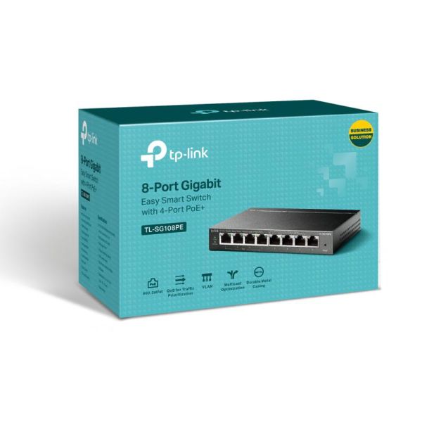 TP-Link TL-SG108PE Netzwerk-Switch