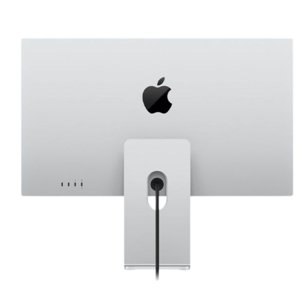 Apple Studio Display nano-texture height adjustable rear view