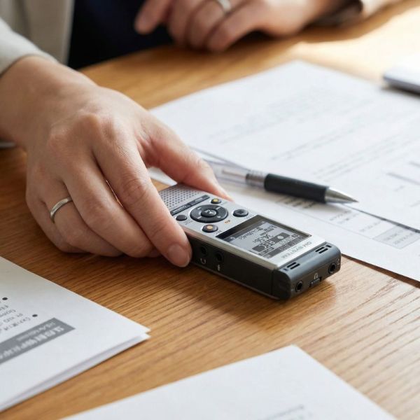 OM SYSTEM WS-882 stereo voice recorder with built-in USB