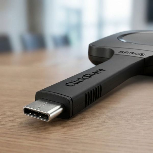 Barco ClickShare Button USB C 4K meeting room solution