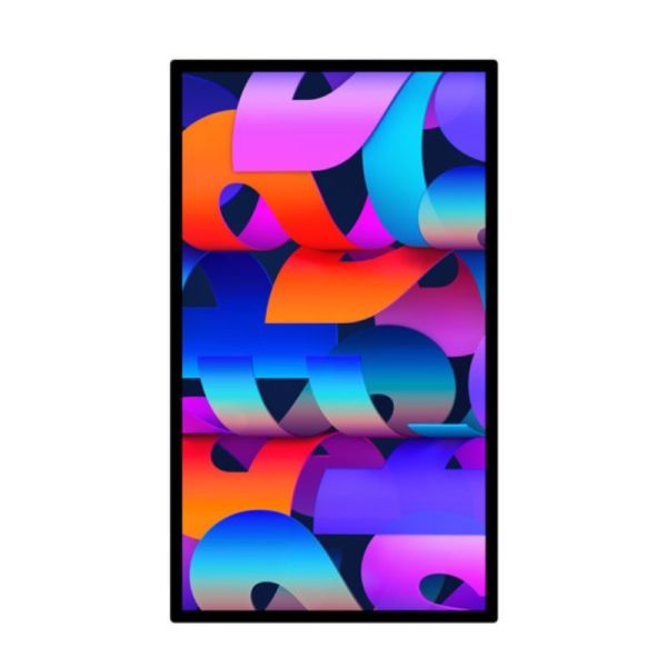 Apple Studio Display standard glass vertical wall view