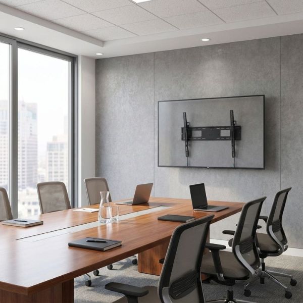 Neomounts WL35S-850BL12 wall mount installed on wall