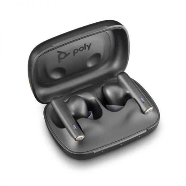 Poly Voyager Free 60 UC Headset USB A MS mit Ladeetui