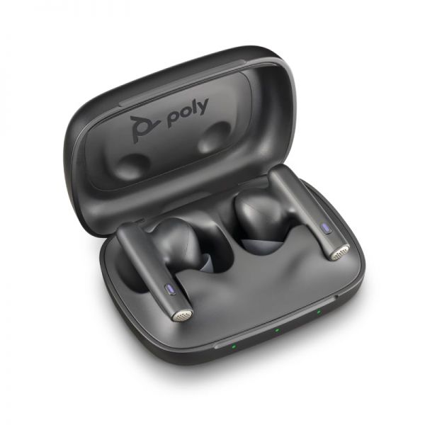 Poly Voyager Free 60 MS USB-C Headset mit Ladeetui