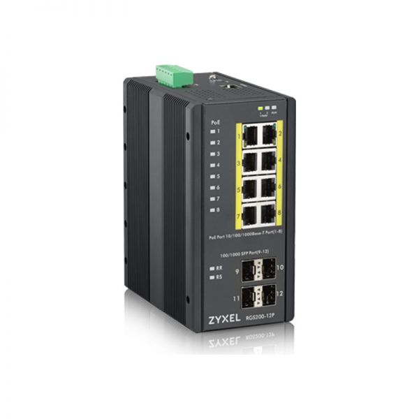ZYXEL RGS200-12P Managed robuster Switch