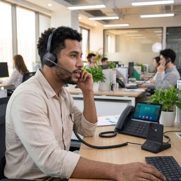 Yealink T87W Telefon + WH64 Dual Teams Headset