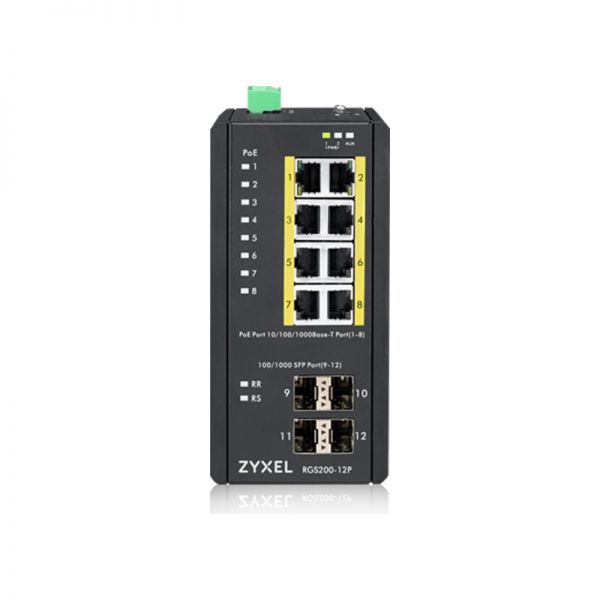 ZYXEL RGS200-12P Managed robuster Switch