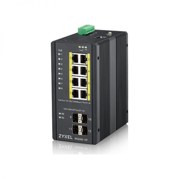 ZYXEL RGS200-12P Managed robuster Switch