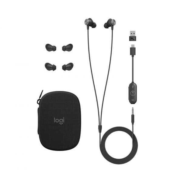 Logitech Zone Wired Earbuds Lieferumfang