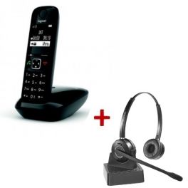 Gigaset AS690 DECT + Duo Headset