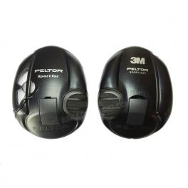 Coques noires pour casque Peltor Sporttac