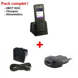 Alcatel-Lucent 8262 Komplettpaket mit Ladegerät und Netzteil