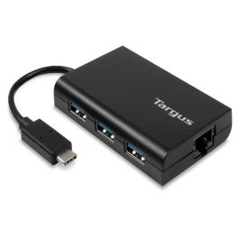 USB-C-Hub mit 3 USB-A- und Gigabit-Ethernet-Anschlüssen 