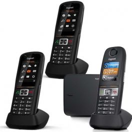 Pack: Gigaset E630 + 2 zusätzliche Mobiltelefone Gigaset R700H (EU-Version)