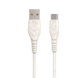 USB-A-auf-USB-C-Kabel, 1 m, weiß