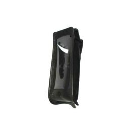 Schützende Ledertasche in schwarz für das Smartphone IS320.1