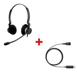 Jabra BIZ 2300 Duo + Jabra Link 230 USB-Adapter