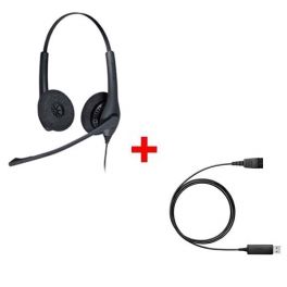  Jabra BIZ 1500 Duo + Jabra Link 230 USB Adapter