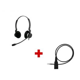 Jabra BIZ 2300 Duo + cordon de connexion standard