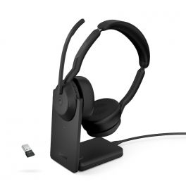 Jabra Evolve2 55 Stereo MS mit USB-A Dongle + Ladestation