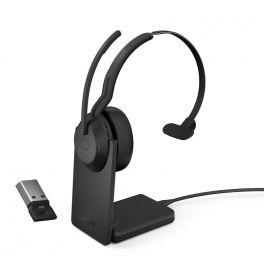 Jabra Evolve2 55 Mono UC mit USB-A Dongle + Ladestation