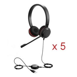 Pack 5 Jabra Evolve 30 II USB UC MS Duo