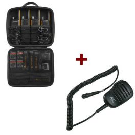 4er-Set Motorola TLKR T82 Extreme + 4 Lautsprecher-Mikrofone