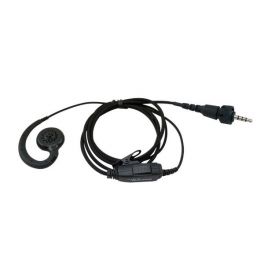 Headset mit geflochtenem Glasfaserkabel für Kenwood TK-3601