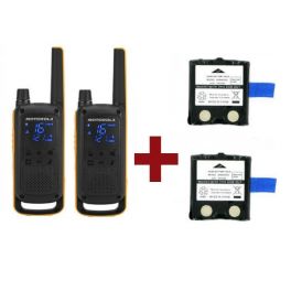 Motorola Talkabout T82 Extreme x 2 + Ersatzbatterien x 2