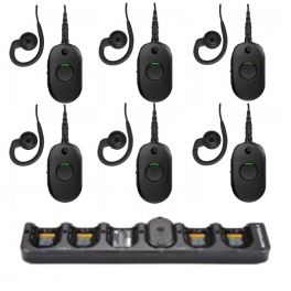 6er Pack Motorola CLP446e + Mehrfach-Ladegerät