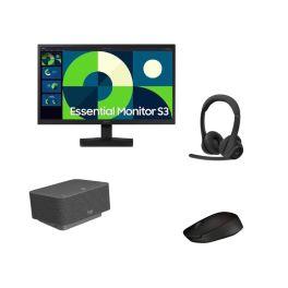 Pack Logitech B170 + Dock +  Monitor +  Headset Zone 305