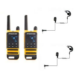 Pack Dynascan P19 + 2 Ohrhaken Headsets