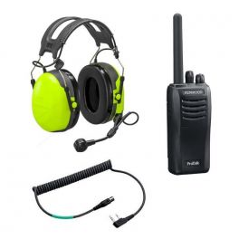 Pack Peltor CH3 + Walkie talkie Kenwood TK-3501