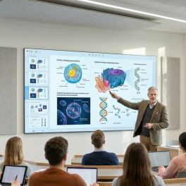Philips Unite LED 5000 display in classroom