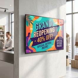 Philips D-Line 55BDL4511D signage display wall setup