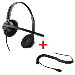 Plantronics EncorePro HW520 TV + QD Anschlusskabel