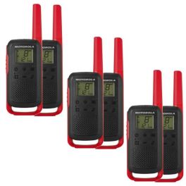 6er Set Motorola TALKABOUT T62 - rot