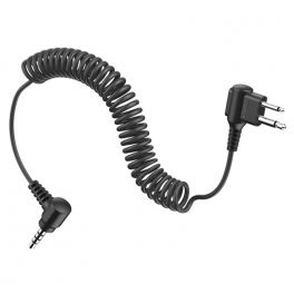 2-poliges Kabel mit Doppelklinkenanschluss von Tufftalk für Motorola