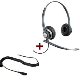 Plantronics EncorePro 720 mit Standardanschlusskabel