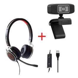 freeVoice Space Stereo NC und Vision 320 Webcam