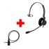Jabra BIZ 2300 Mono + Standard-Verbindungskabel QD