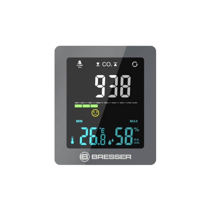 Bresser CO₂ Smile - Grau - 7004020QT5000 | Onedirect.de