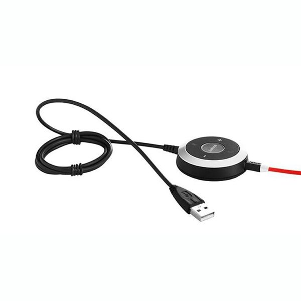 Jabra Evolve 40 LINK UC-Controller mit USB-Schnittstelle und 3,5mm-Klinkenstecker